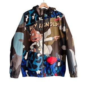 Hey Arnold! Members Only Jacket Nickelodeon Collaboration Men’s Medium